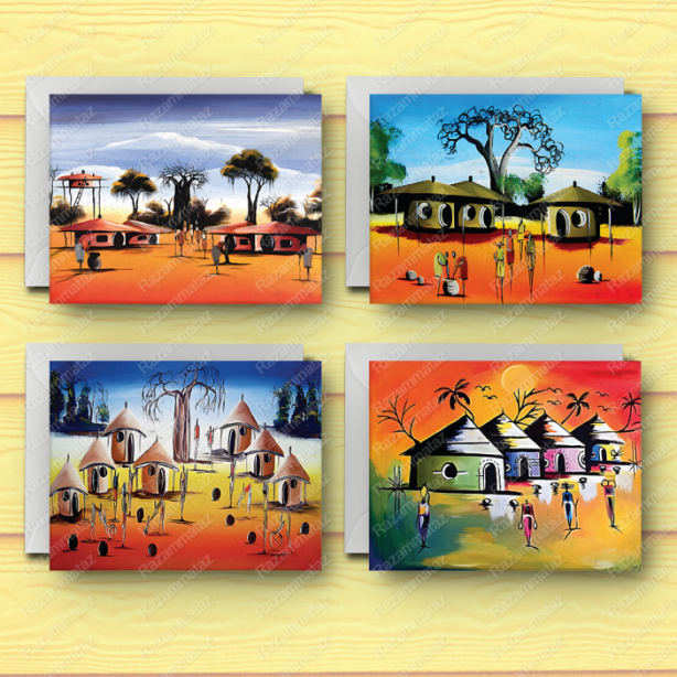 African Cards Set F